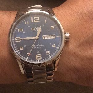 Hugo Boss | Accessories | Sold Hugo Boss Pilot Edition 5atm 44mm | Poshmark